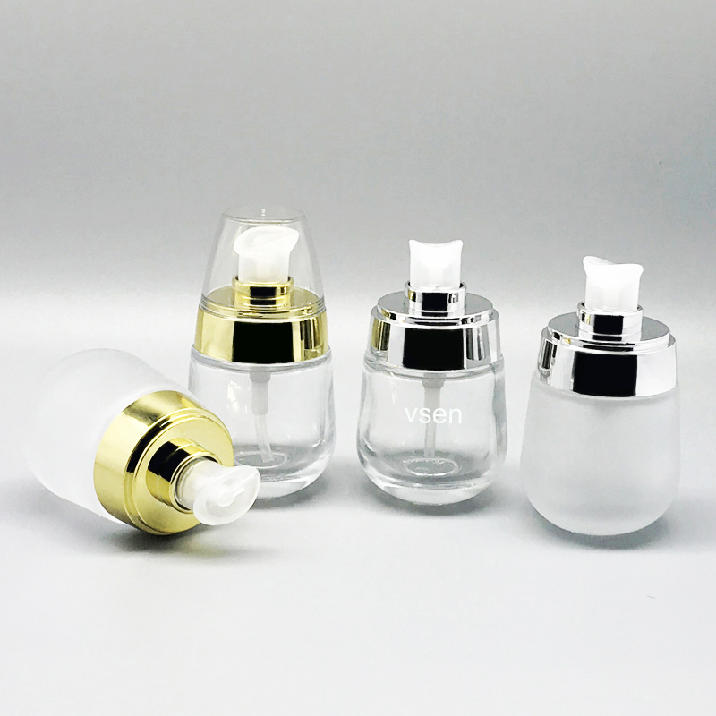 雞蛋瓶50ml乳液壓嘴瓶子 精華瓶子定制 化妝品包(圖4)